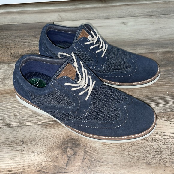 Nunn Bush Barklay‎ Wingtip Oxford Men's Oxford-Size 11M—Navy Multi - Picture 2 of 10